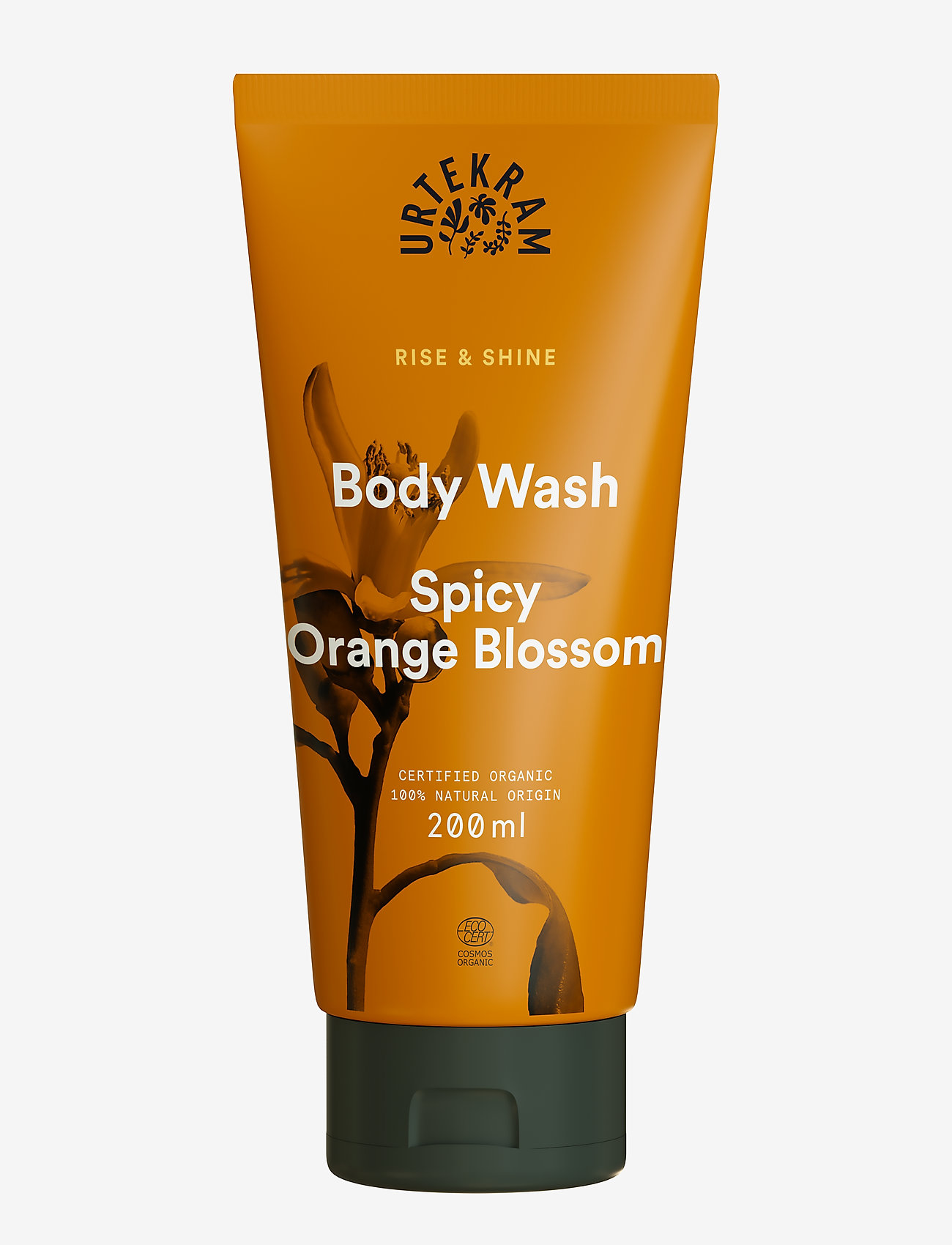 Urtekram - Spicy Orange Blossom Body Wash 200 ml - shower gels - dark graphite - 0