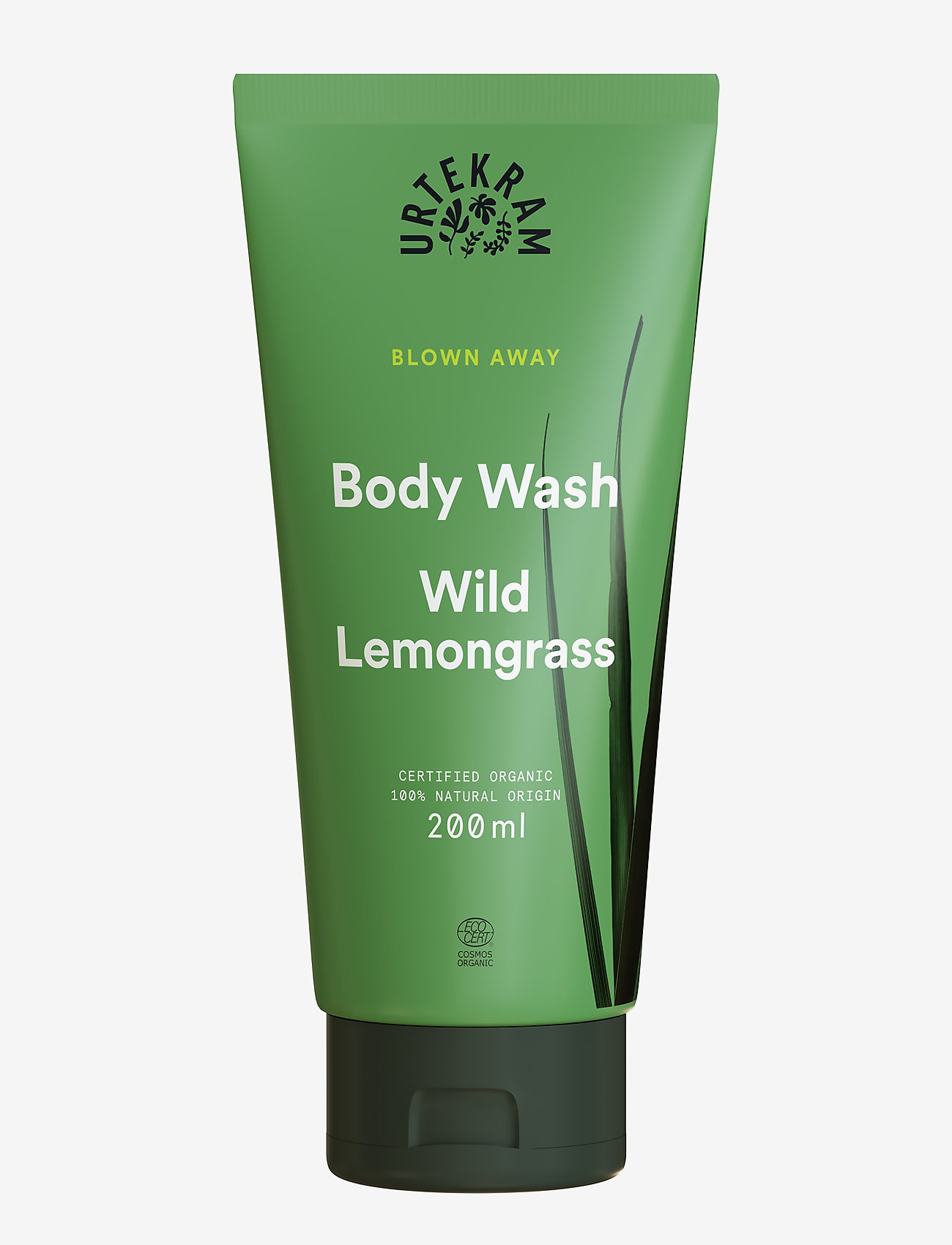 Urtekram - Wild Lemongrass Body Wash - shower gels - dark graphite - 0