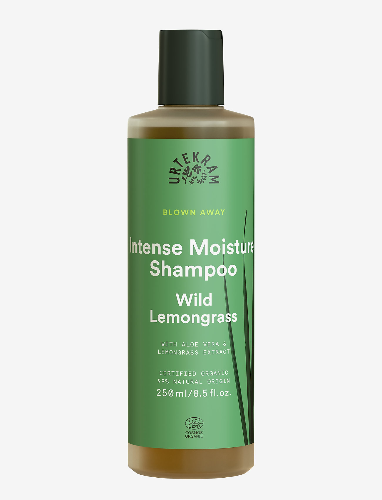 Urtekram - Intense Moisture Shampoo Wild Lemongrass Shampoo 250 ml - shampoo - dark graphite - 0