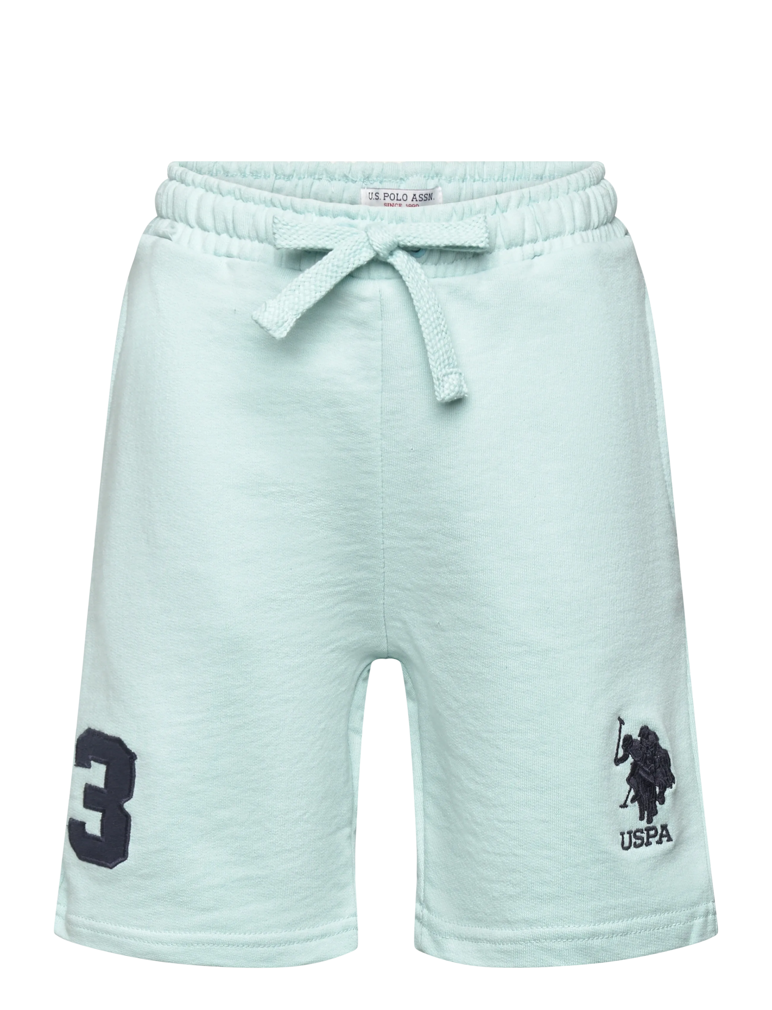 U.S. POLO ASSN. Player 3 Marl Lb Sweat Kurz Blau - 176 - Kinder
