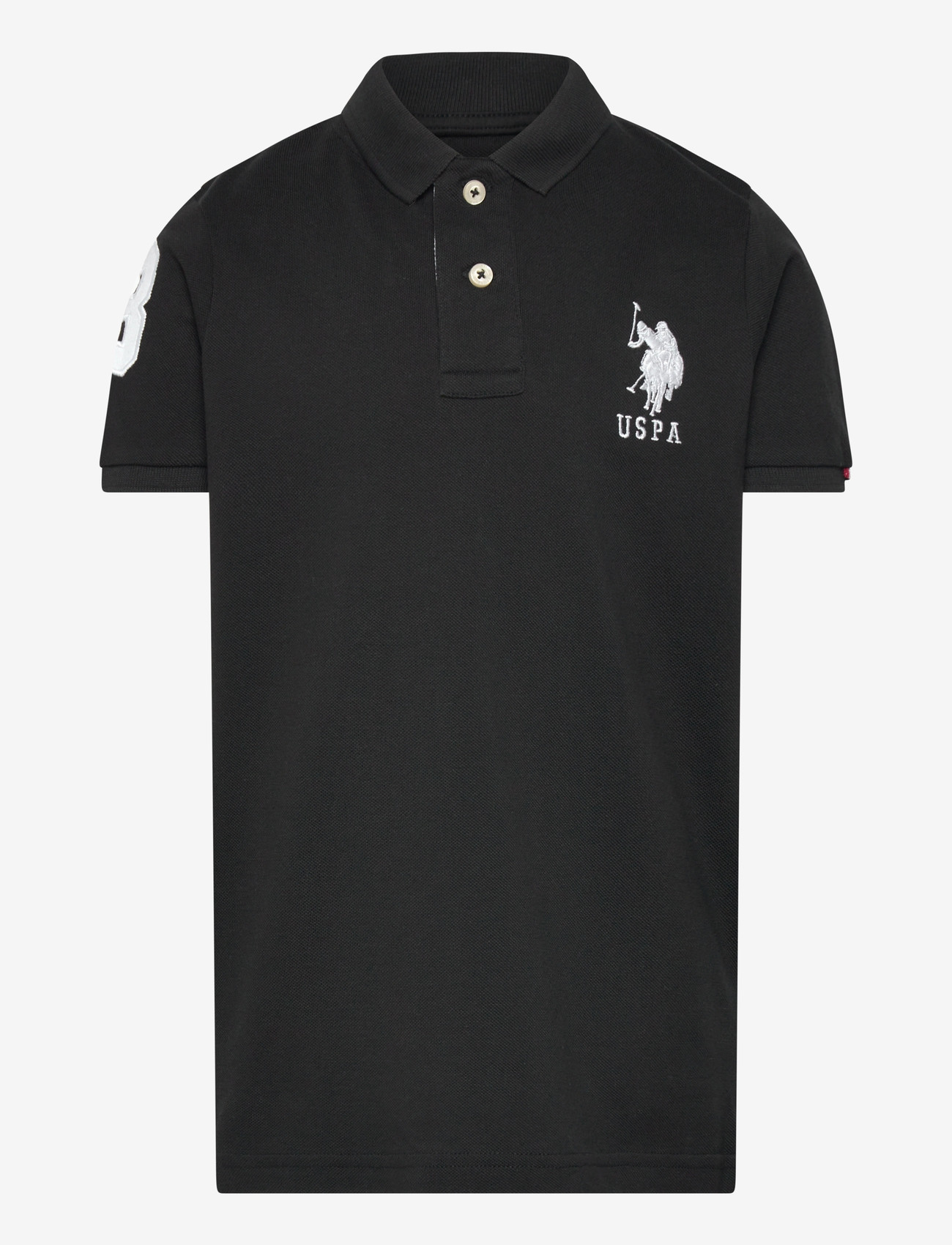 U.S. Polo Assn. - Player 3 Pique Polo - kortärmade pikéer - black bright white dhm - 0