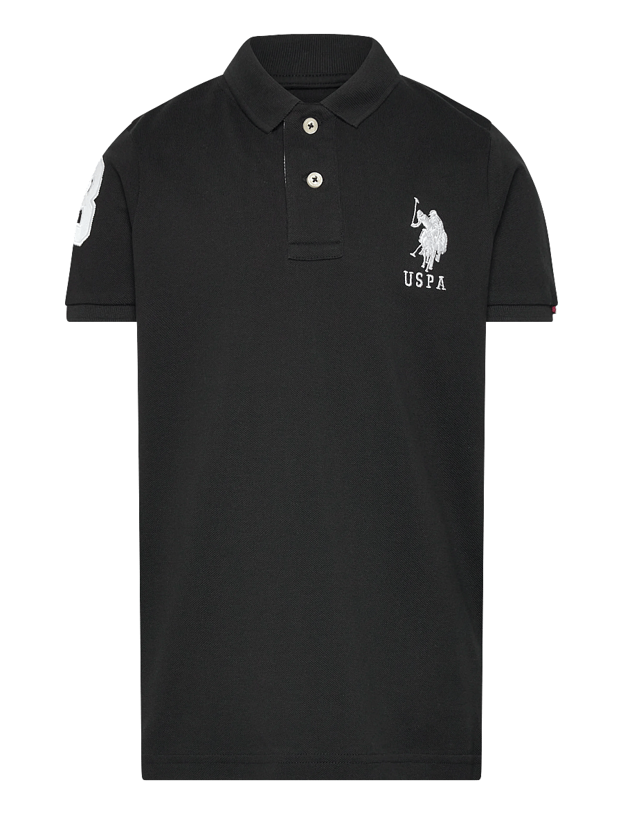 U.S. Polo Assn. - Player 3 Pique Polo - kurzärmelig - black bright white dhm - 0