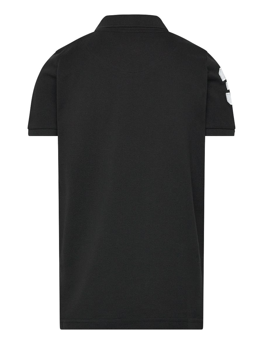U.S. Polo Assn. - Player 3 Pique Polo - kurzärmelig - black bright white dhm - 1