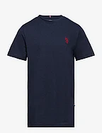 DHM Tshirt - DARK SAPPHIRE NAVY / HAUTE RED DHM
