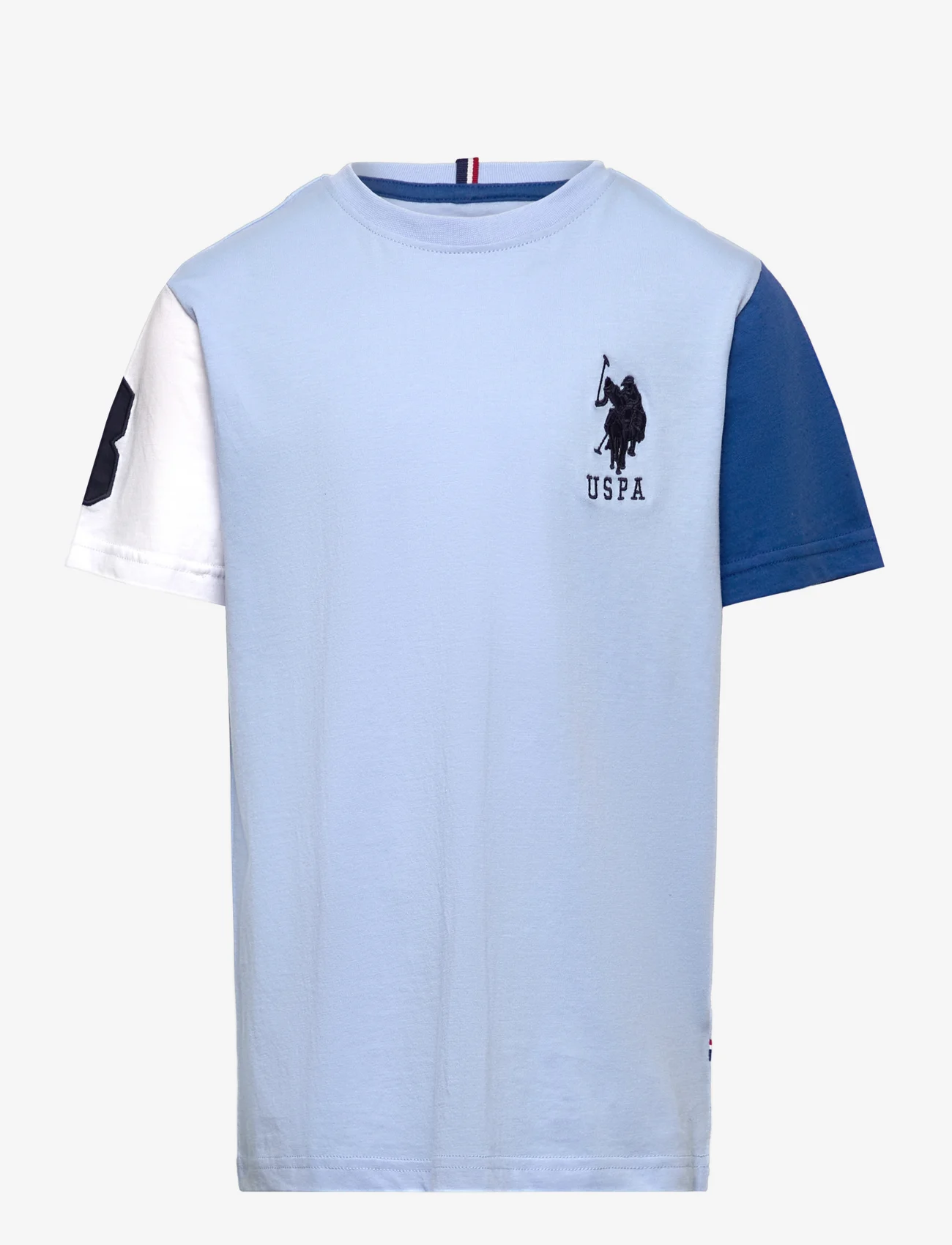 U.S. Polo Assn. - Player 3 Colour Block Tshirt - kurzärmelige - cashmere blue - 0