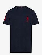 Player 3 Tshirt - DARK SAPPHIRE NAVY / HAUTE RED DHM