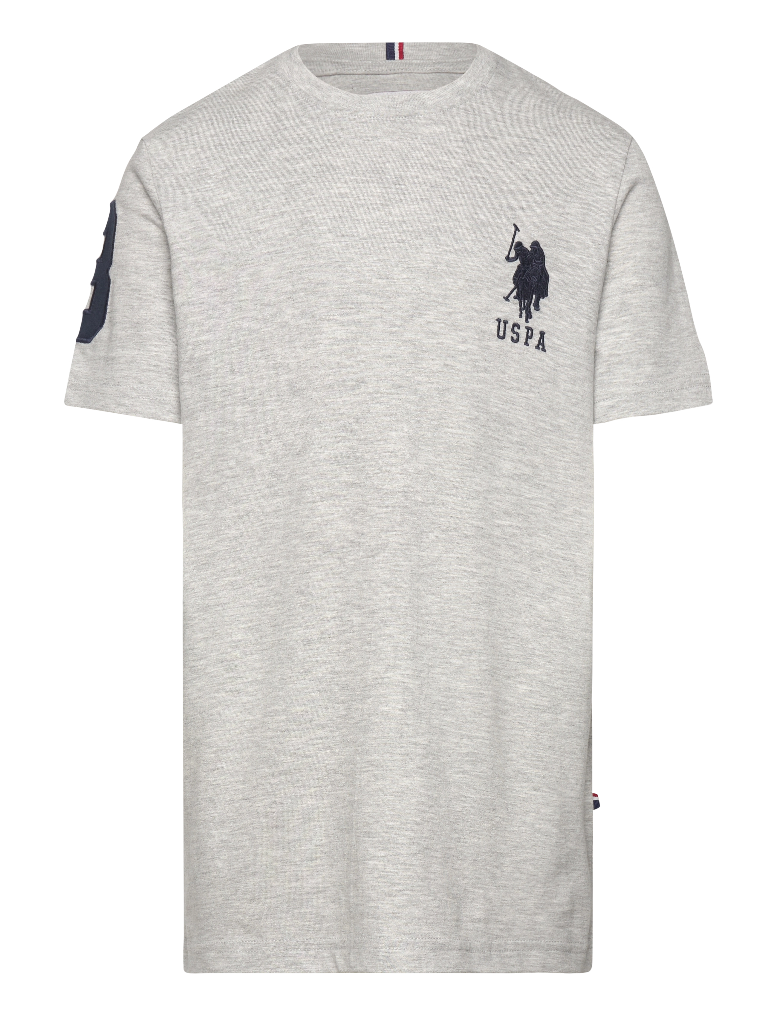 U.S. POLO ASSN. Player 3 Tshirt Grau - 134 - Kinder