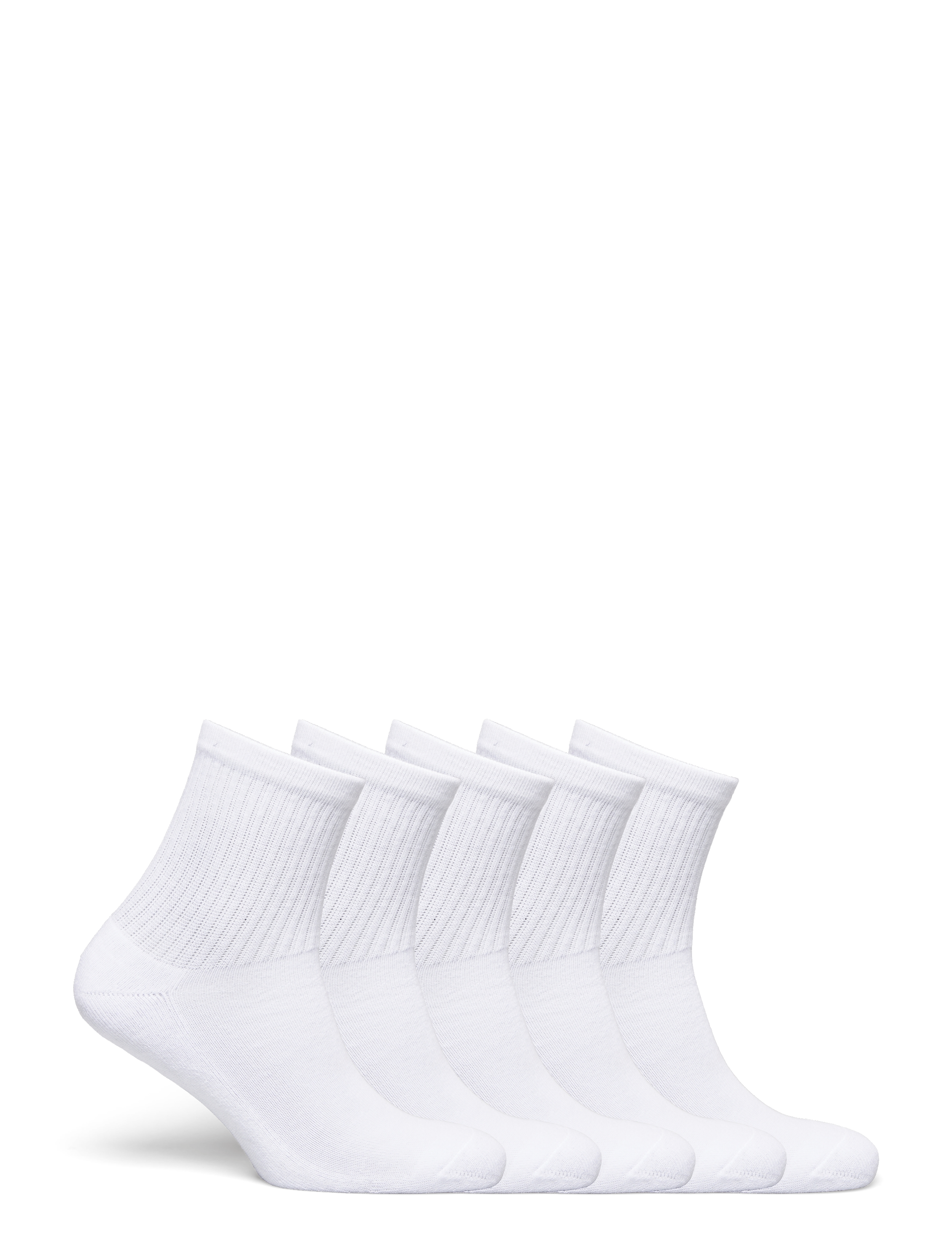 U.S. Polo Assn. - 5 Pack Quarter Sport Socks - bright white - 1