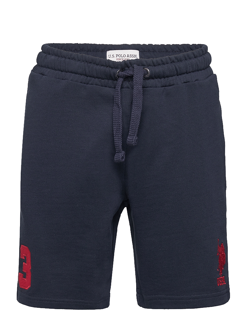 U.S. Polo Assn. - Player 3 LB Sweat Short - collegeshortsit - dark sapphire navy / haute red dhm - 0