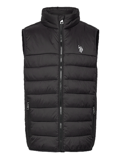 Panelled Quilted Gilet - Veste