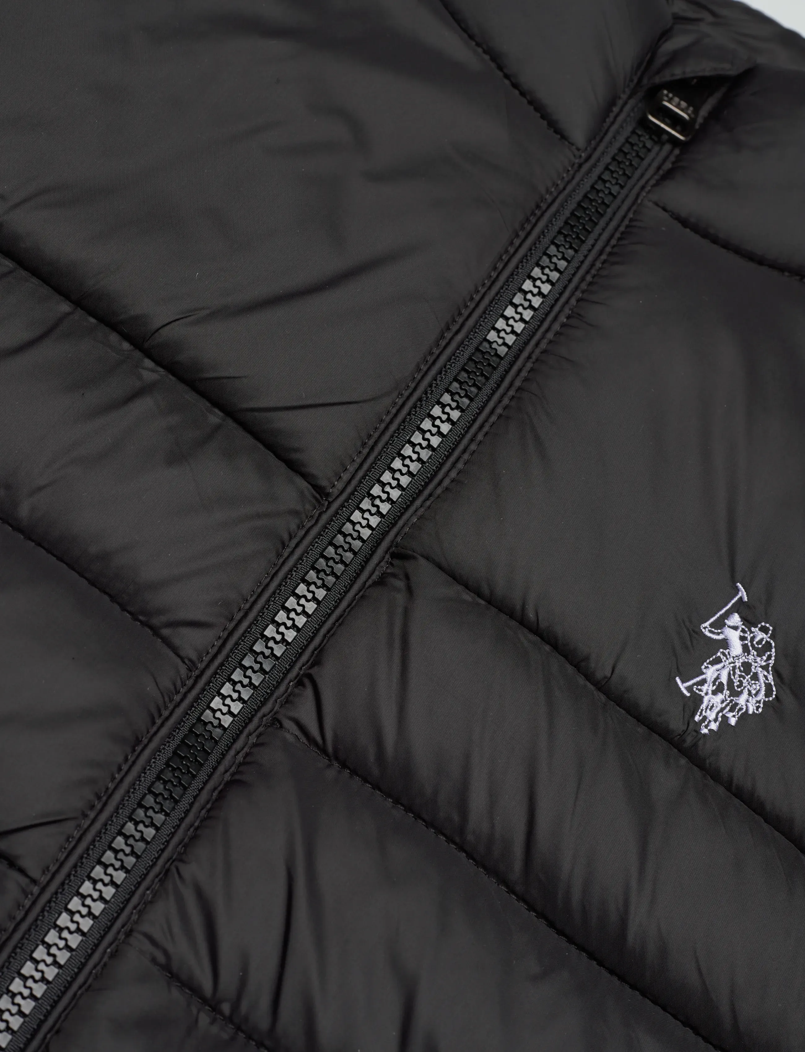 U.S. Polo Assn. - Panelled Quilted Gilet - kaufen nach alter - black bright white dhm - 2