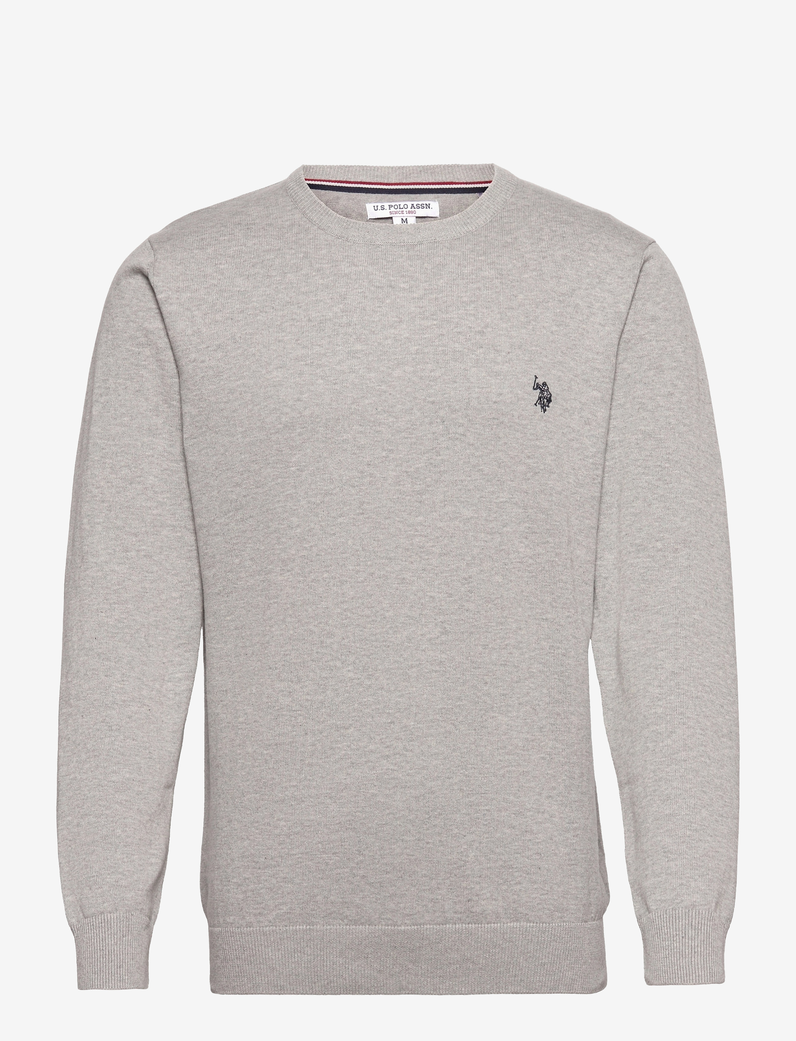 U.S. Polo Assn. USPA Knit Adair Men - Stickat - GREY MELANGE / grey