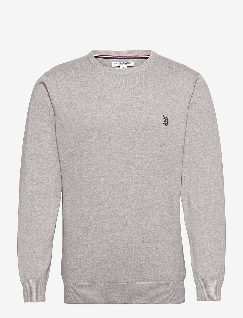 U.S. Polo Assn. - USPA Knit Adair Men - rund hals - grey melange - 1
