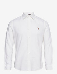 U.S. Polo Assn. - USPA Shirt Bolt Men - linnen overhemden - white - 0