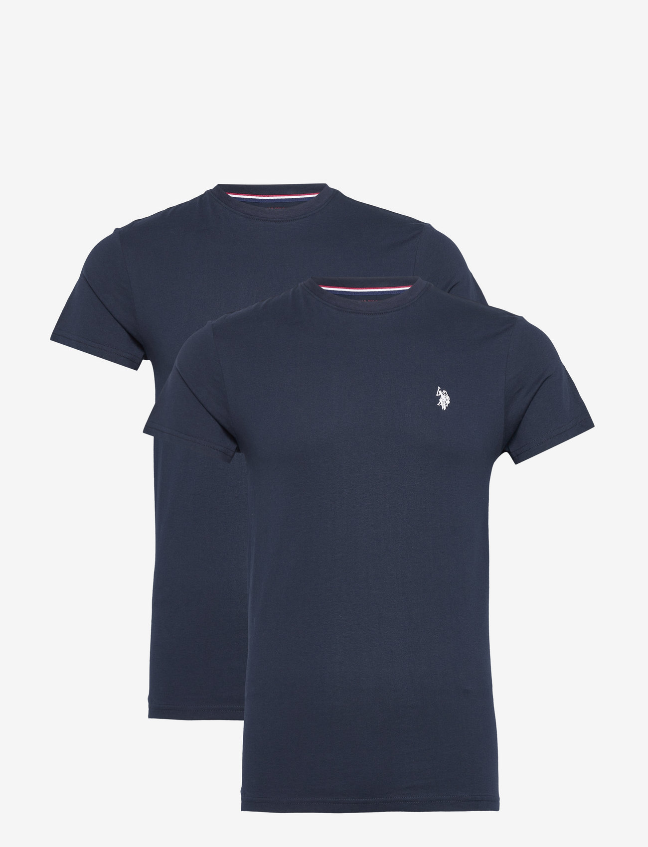 U.S. Polo Assn. - USPA 2 Pack T-Shirt Cloud Men - laveste priser - dark sapphire - 0