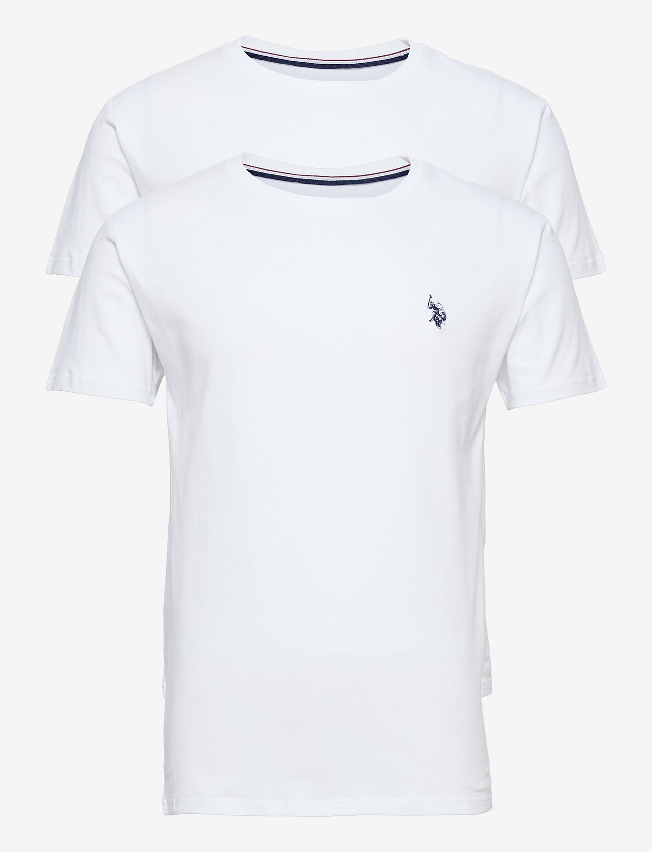 U.S. Polo Assn. - USPA 2 Pack T-Shirt Cloud Men - laagste prijzen - white - 0