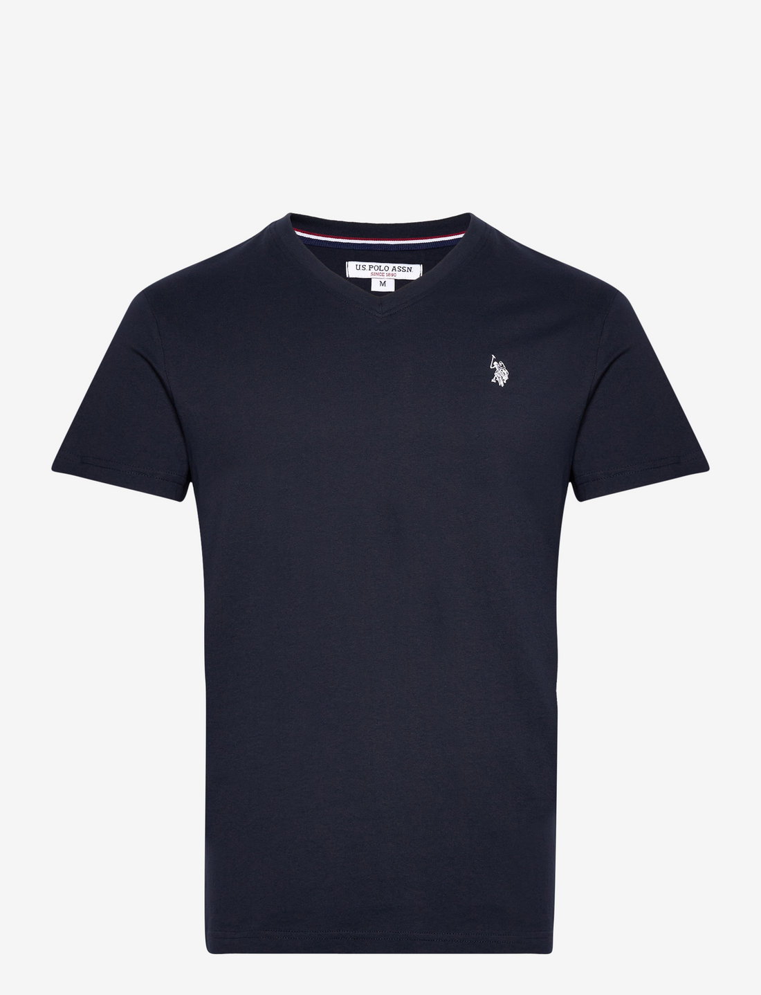 Black polo v neck shirt sales