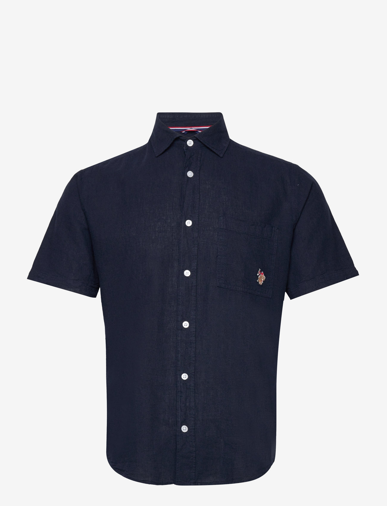 U.S. Polo Assn. - USPA SS Shirt Flori Men - linnen overhemden - dark sapphire - 0