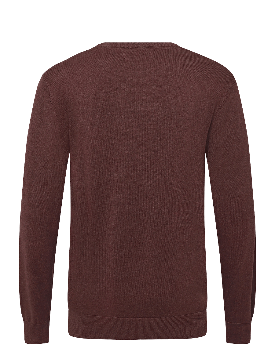 U.S. Polo Assn. - USPA Knit Adair Men - Ümara kaelusega - chestnut melange - 1