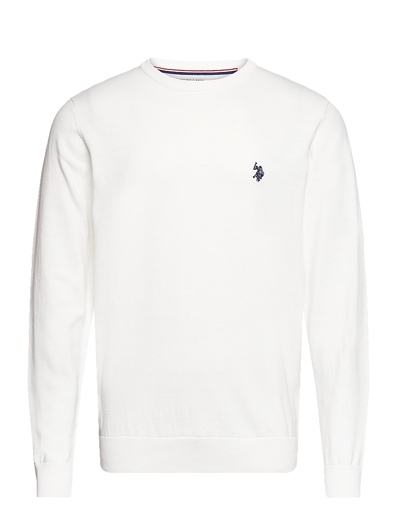 U.S. Polo Assn. - USPA Knit Adair Men - Ümmarguse kaelusega kudumid - cloud dancer - 0