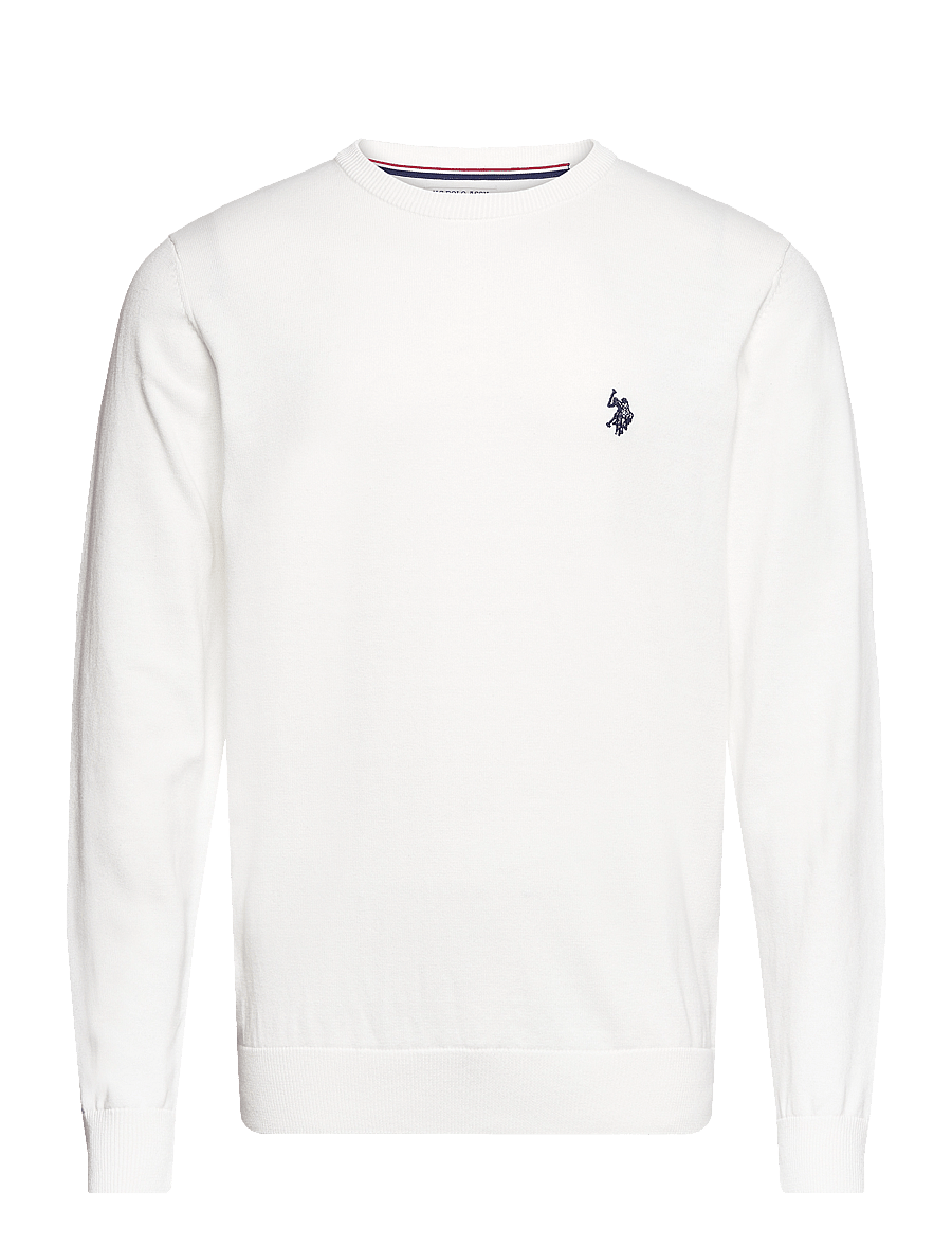U.S. Polo Assn. - USPA Knit Adair Men - pulls col rond - cloud dancer - 0