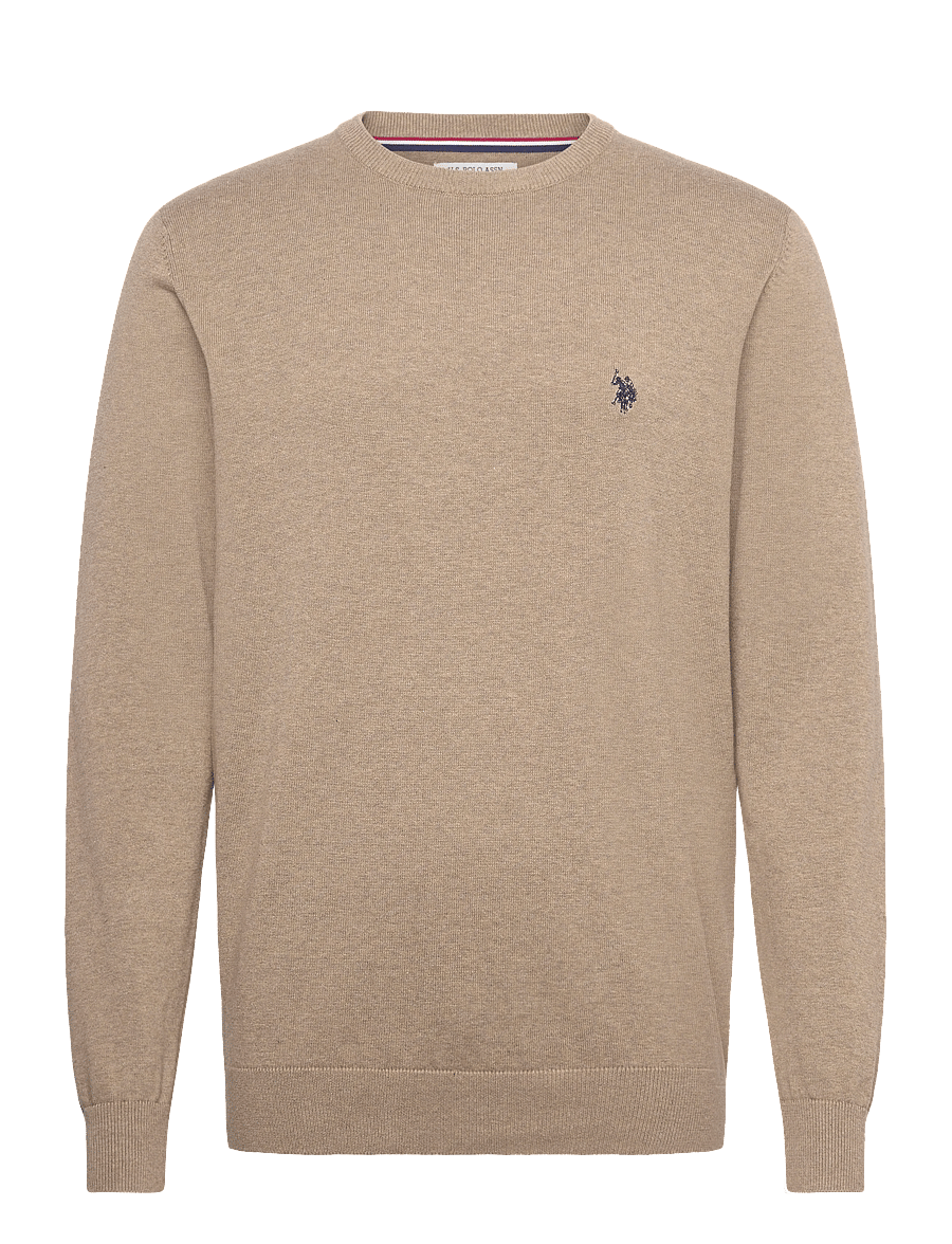 U.S. Polo Assn. - USPA Knit Adair Men - rundhals - crockery melange - 0
