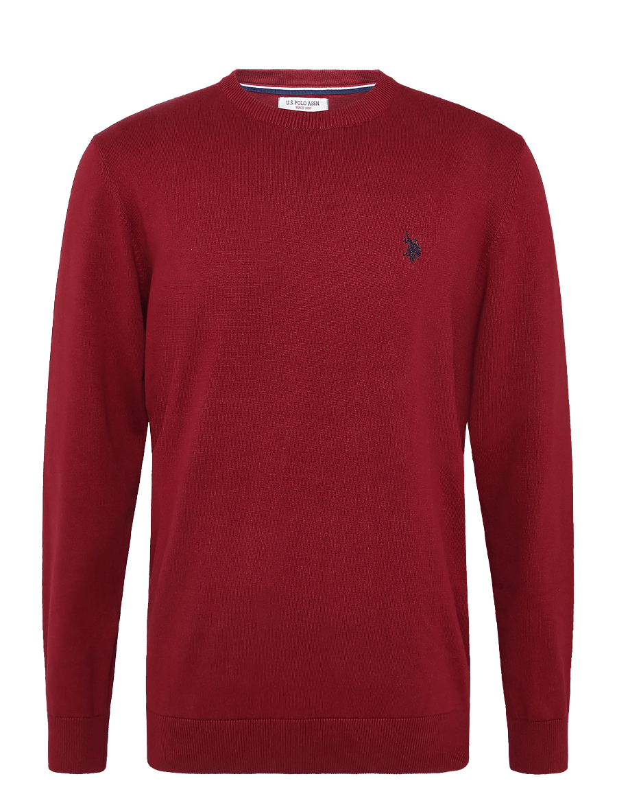 U.S. Polo Assn. - USPA Knit Adair Men - rundhals - tibetan red - 0