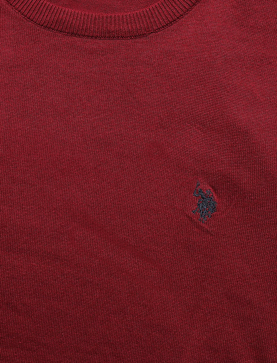 U.S. Polo Assn. - USPA Knit Adair Men - rundhals - tibetan red - 2