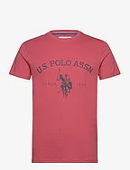 USPA T-Shirt Archibald Men - MINERAL RED