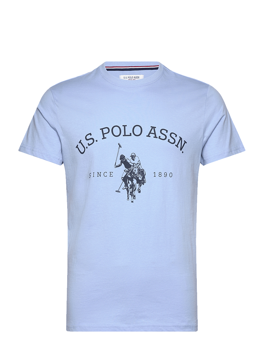 U.S. Polo Assn. - USPA T-Shirt Archibald Men - kurzärmelige t-shirts - placid blue - 1