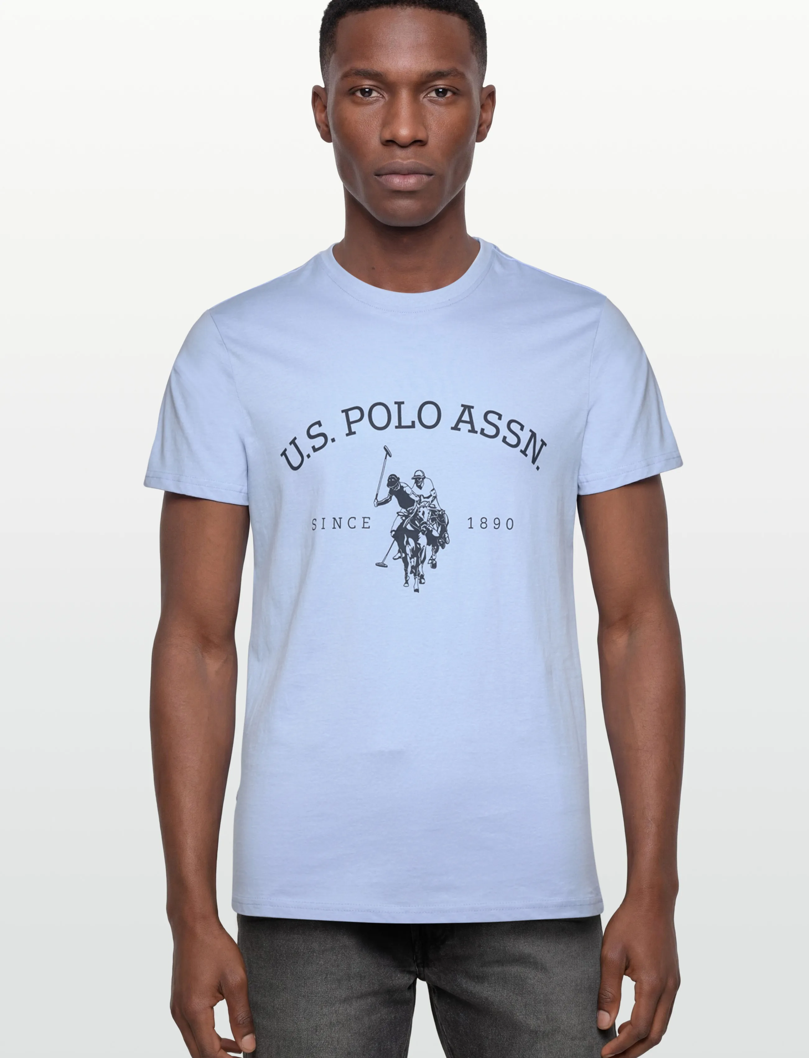 U.S. Polo Assn. - USPA T-Shirt Archibald Men - kortærmede t-shirts - placid blue - 3