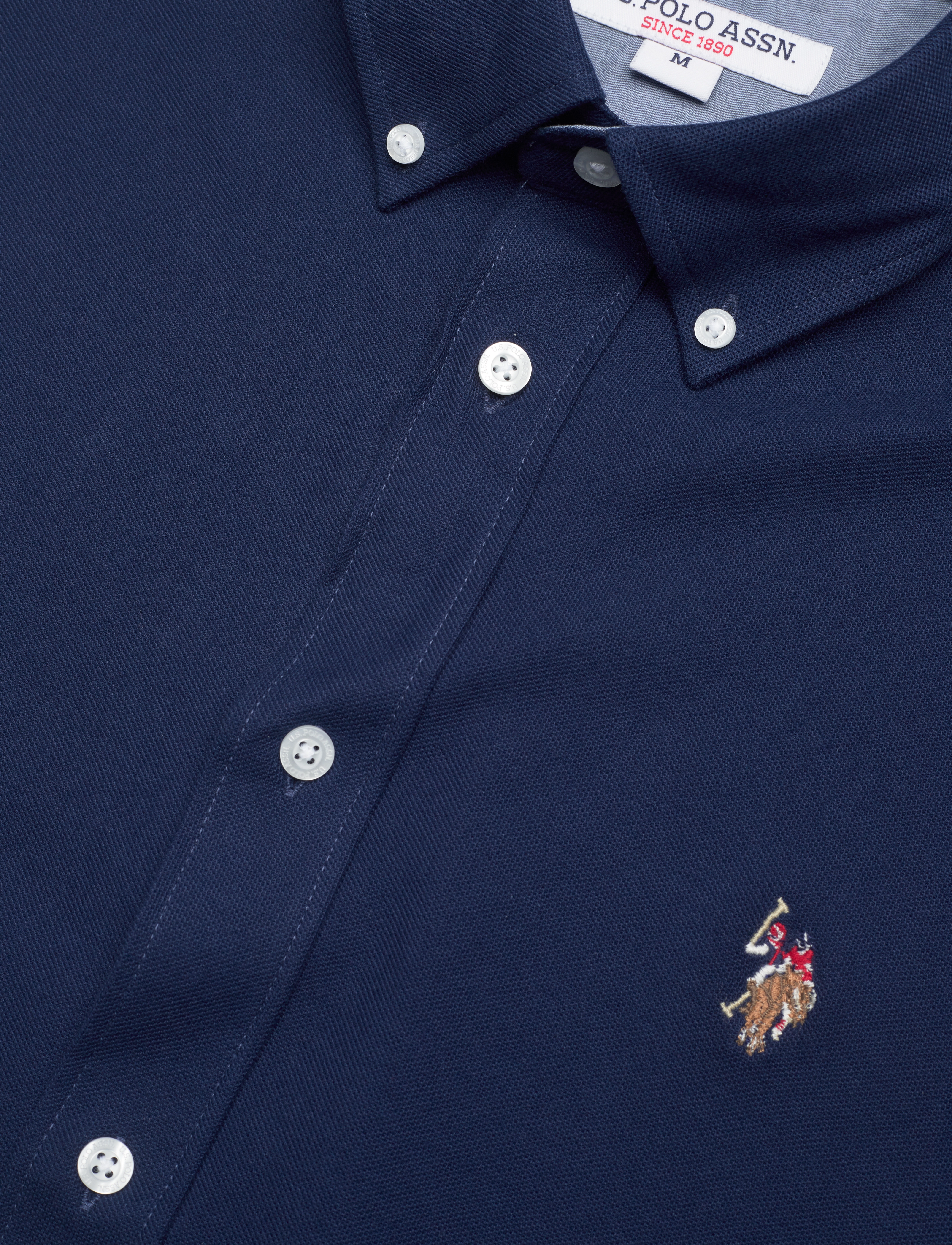 U.S. Polo Assn. - USPA Shirt August Men - medieval blue - 3