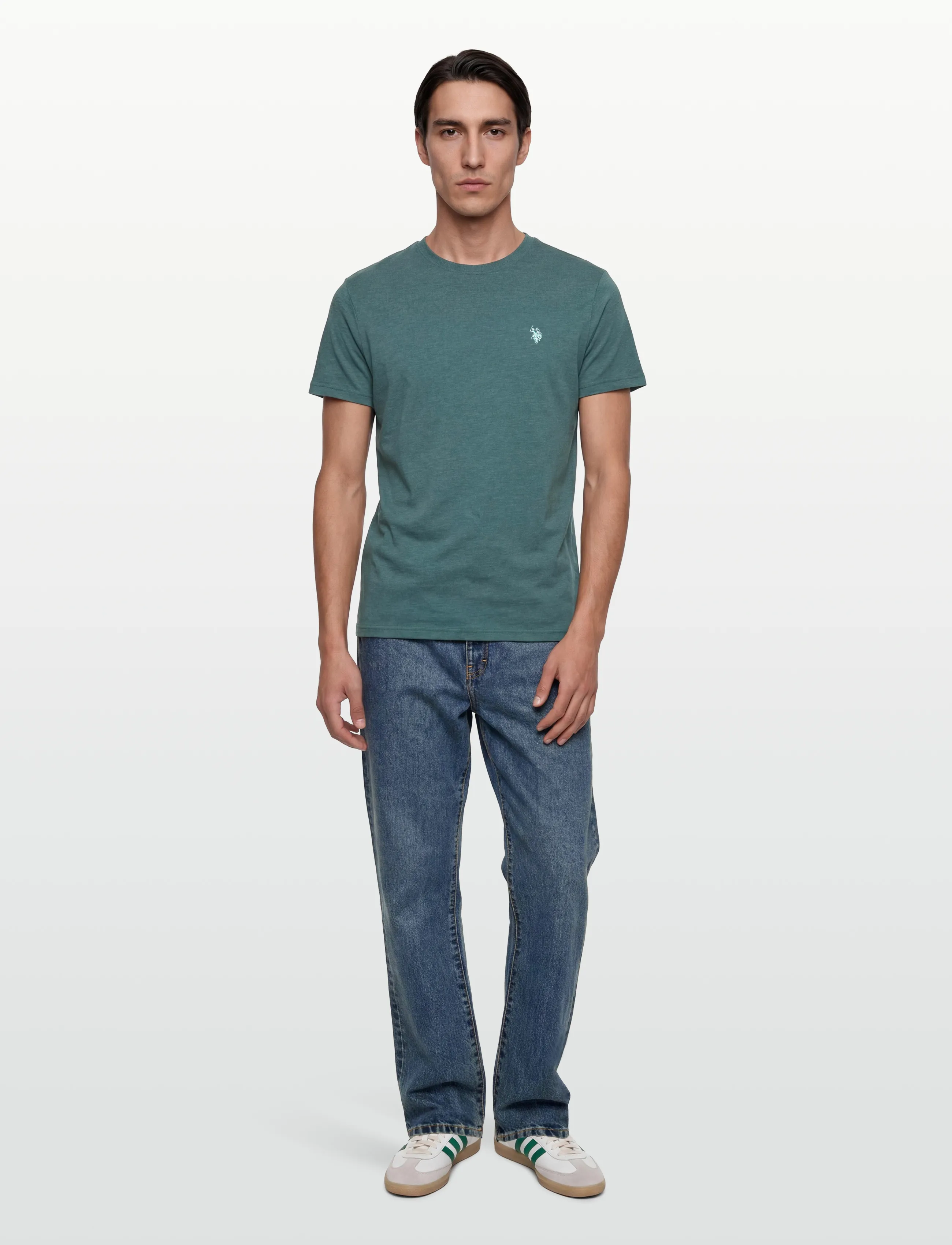 U.S. Polo Assn. Uspa T-Shirt Arjun Men, S, T-shirts, Grün - Short-sleeved, Männerswear