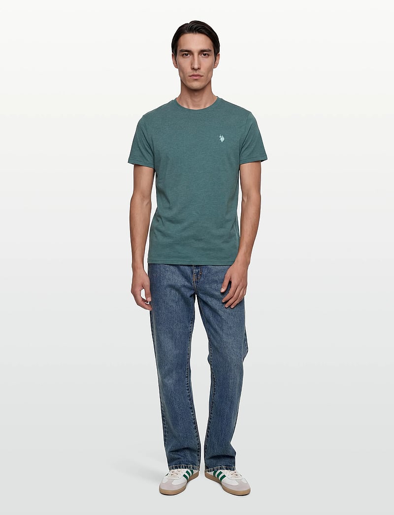 U.S. Polo Assn. - USPA T-Shirt Arjun Men - kurzärmelig - 19-4517tcx mediterranea melang - 0