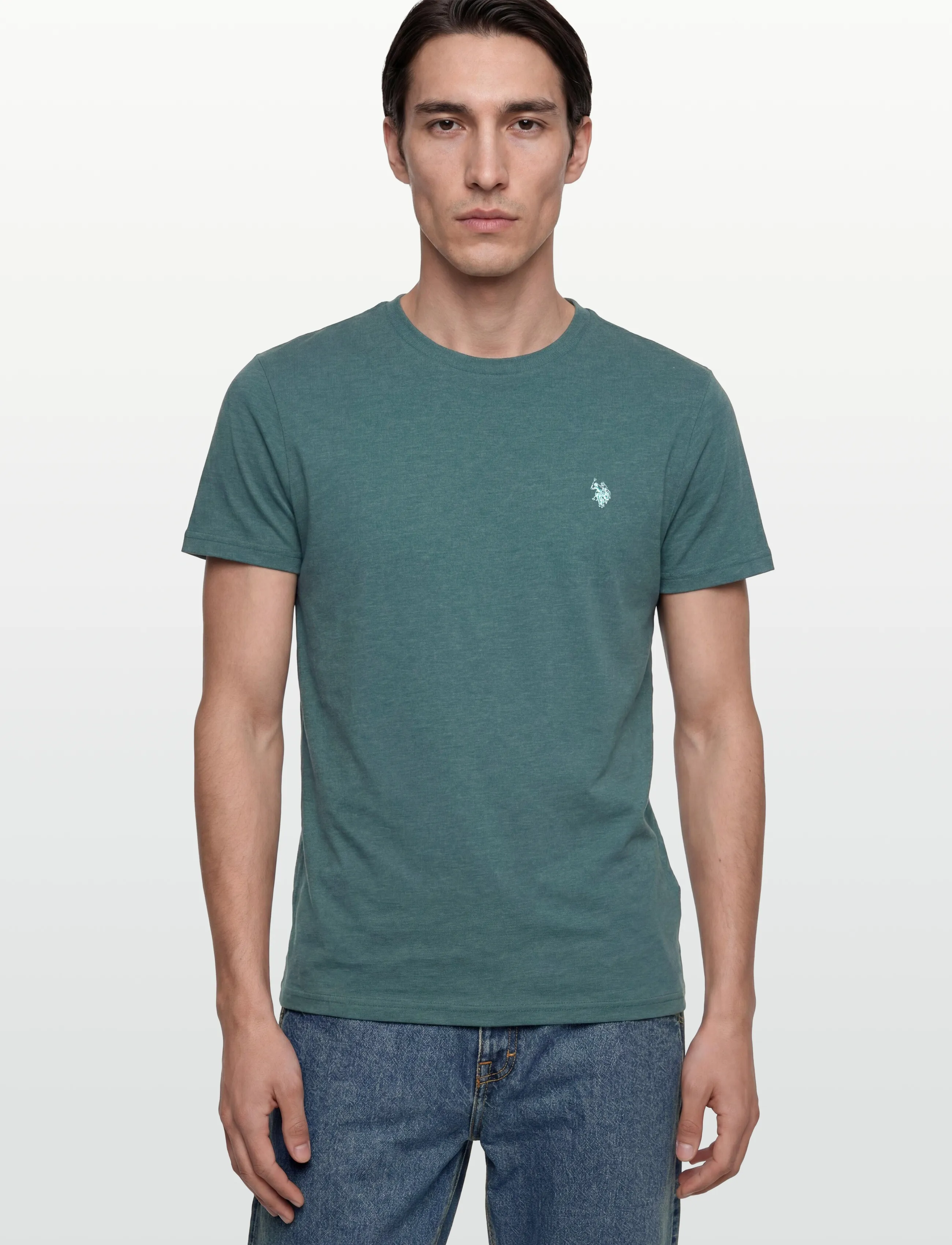 U.S. Polo Assn. - USPA T-Shirt Arjun Men - kurzärmelig - 19-4517tcx mediterranea melang - 3
