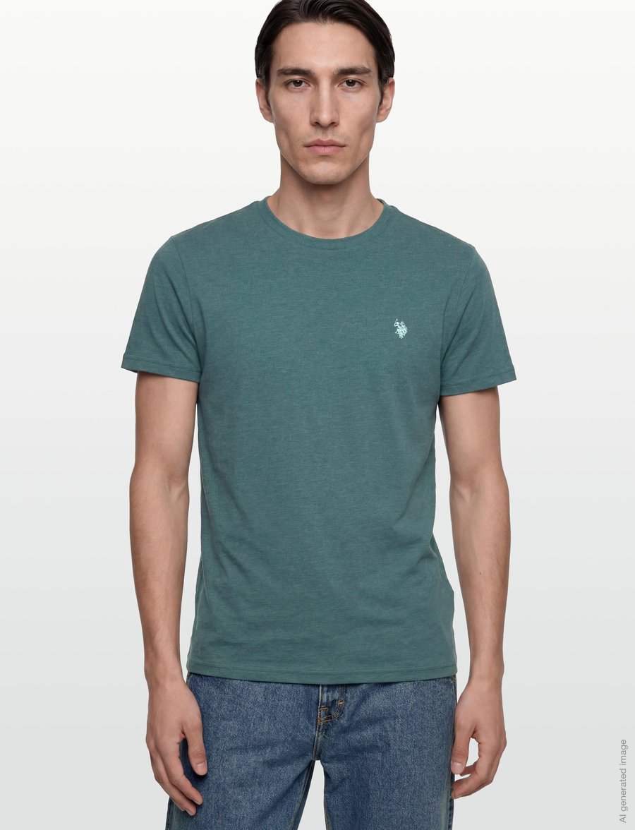 U.S. Polo Assn. - USPA T-Shirt Arjun Men - kurzärmelig - 19-4517tcx mediterranea melang - 3