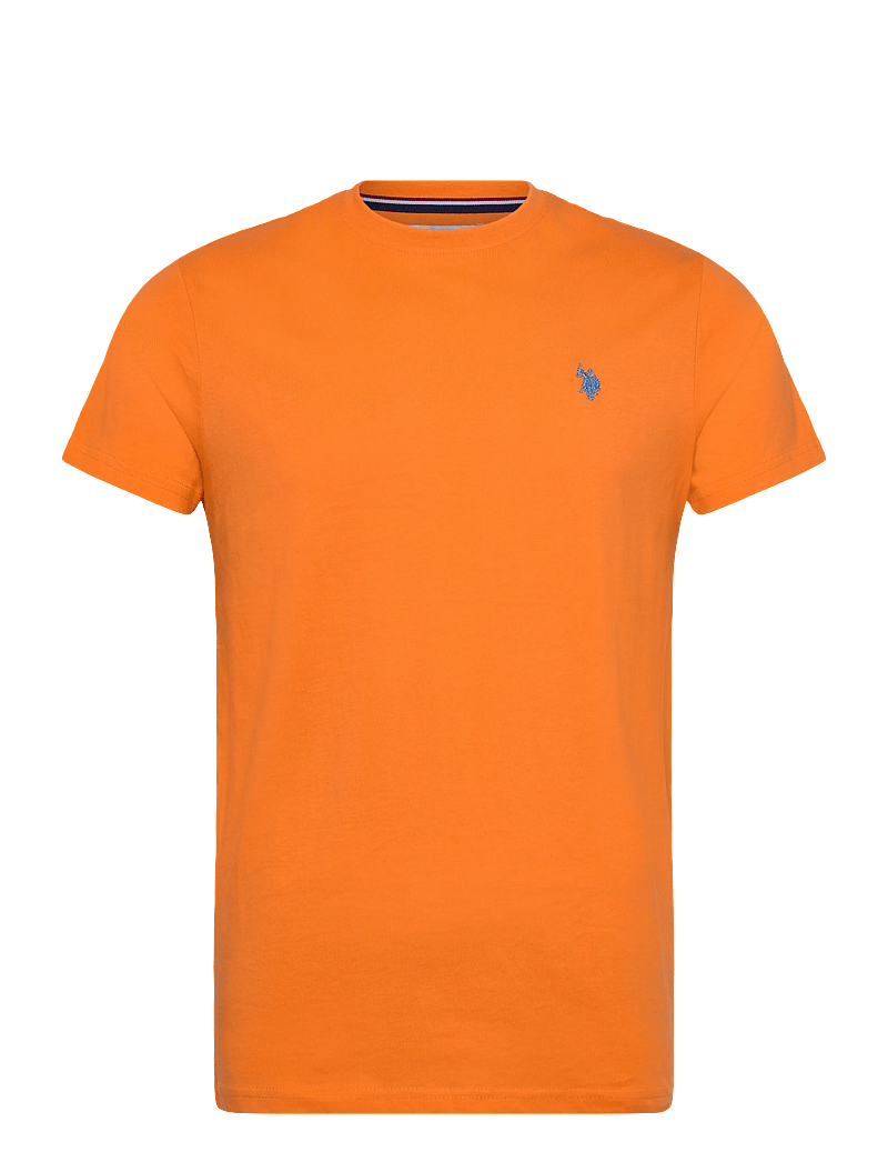 U.S. Polo Assn. - USPA T-Shirt Arjun Men - kurzärmelig - 16-1359tcx orange peel - 1