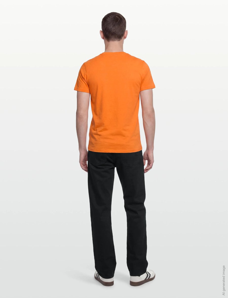 U.S. Polo Assn. - USPA T-Shirt Arjun Men - kurzärmelig - 16-1359tcx orange peel - 4