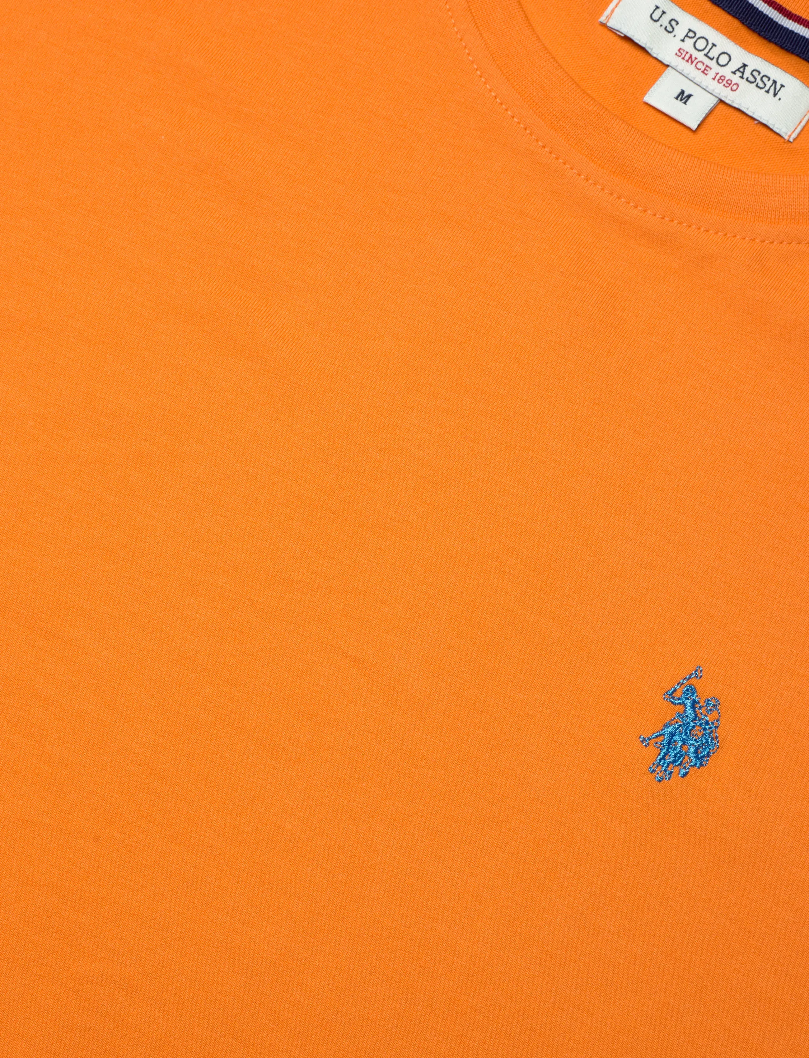 U.S. Polo Assn. - USPA T-Shirt Arjun Men - stutterma bolir - 16-1359tcx orange peel - 5
