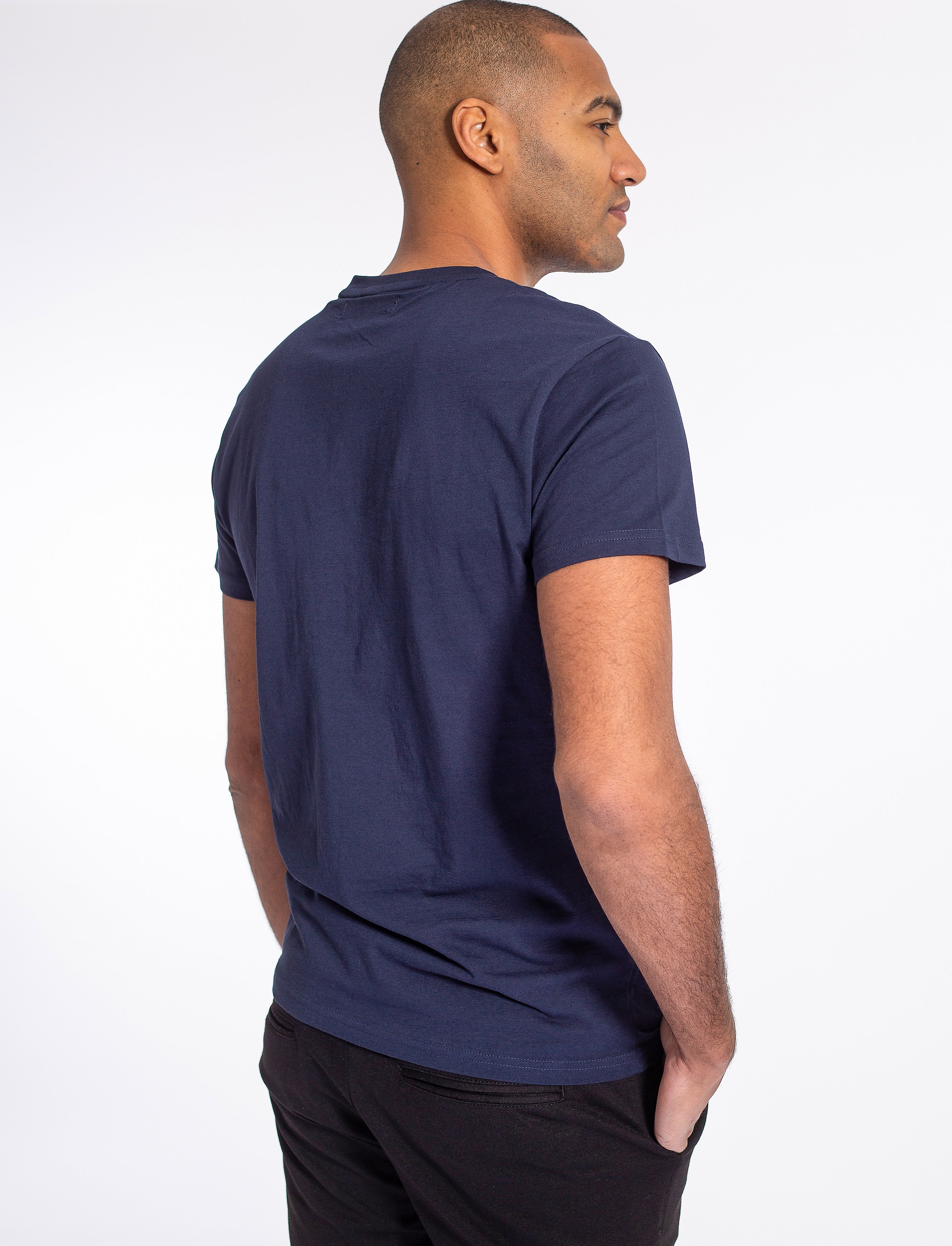 U.S. Polo Assn. - USPA T-Shirt Arjun Men - kortärmade t-shirts - dark sapphire - 4
