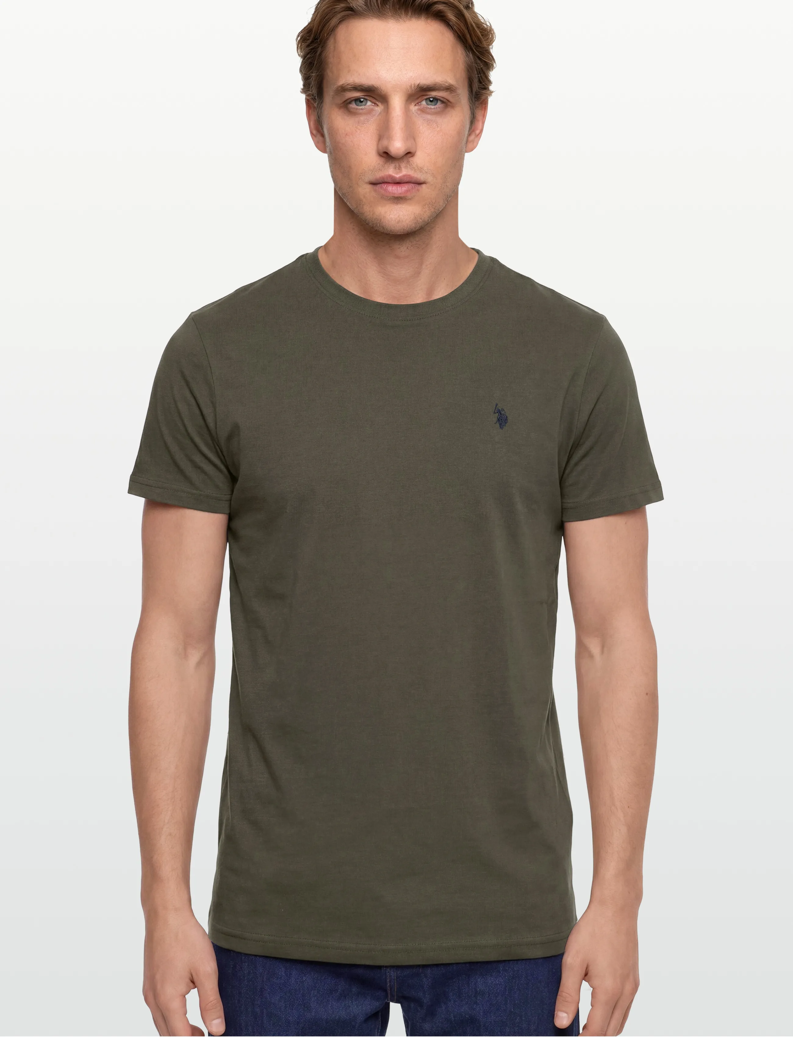 U.S. Polo Assn. - USPA T-Shirt Arjun Men - laveste priser - forest night - 3