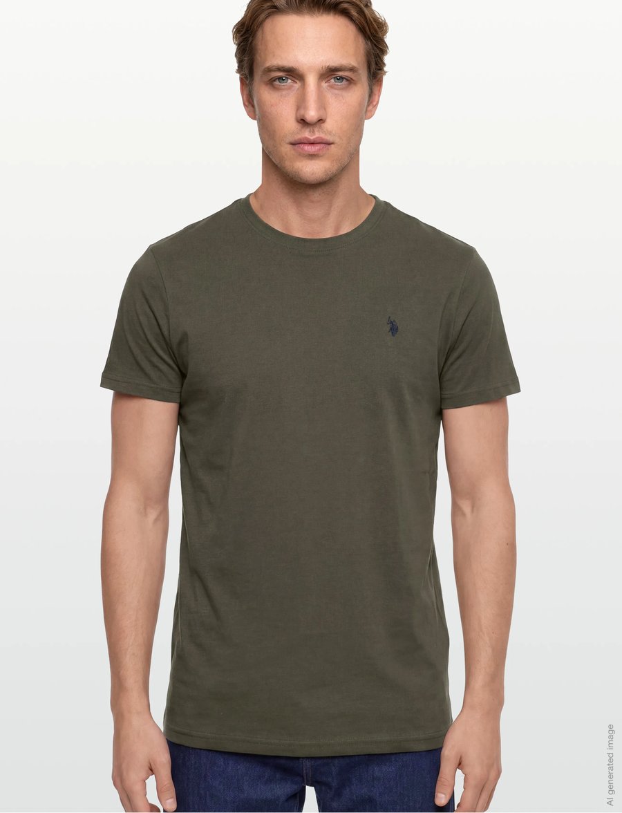U.S. Polo Assn. - USPA T-Shirt Arjun Men - kurzärmelige t-shirts - forest night - 3