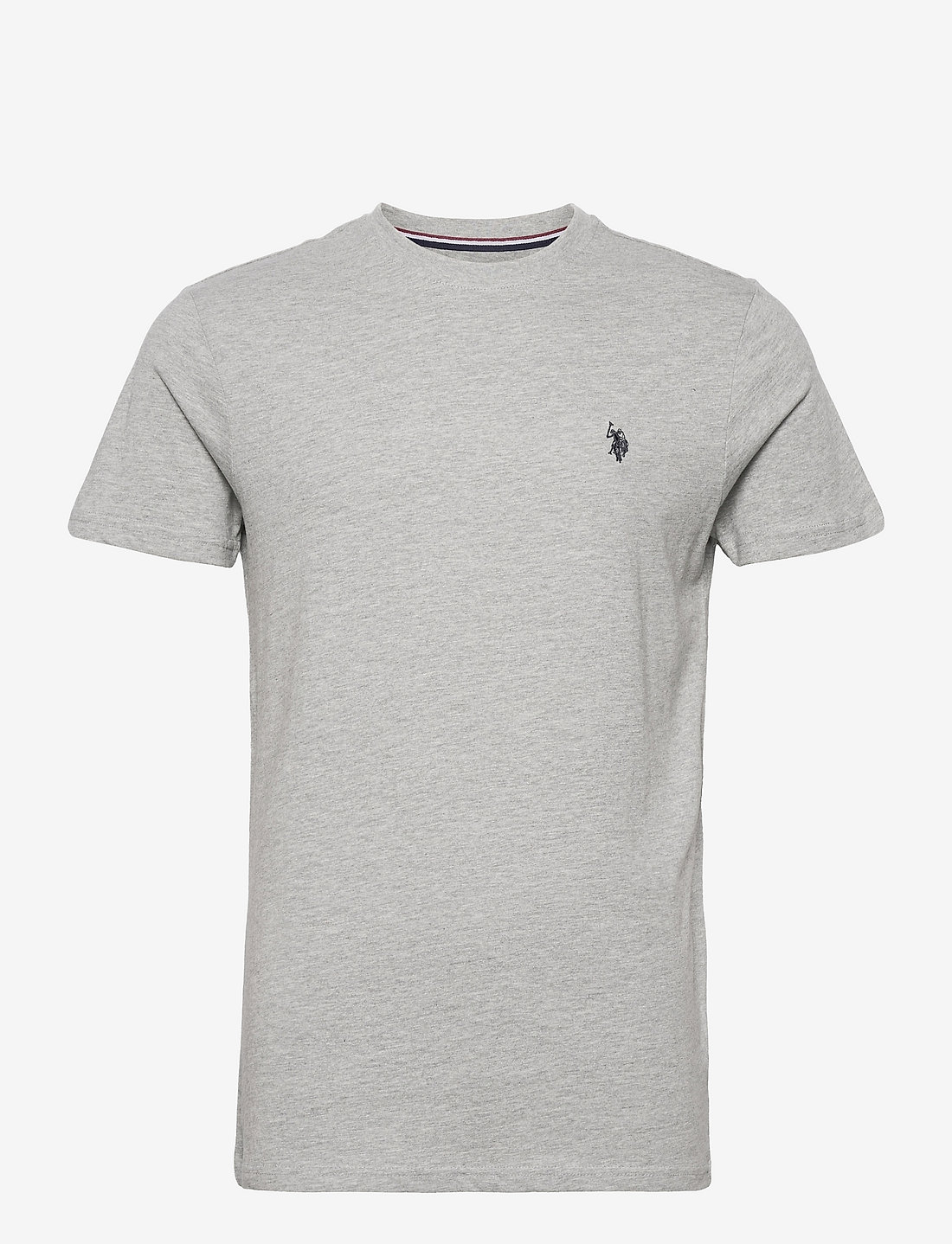 U.S. Polo Assn. - USPA T-Shirt Arjun Men - kortärmade t-shirts - grey melange - 1