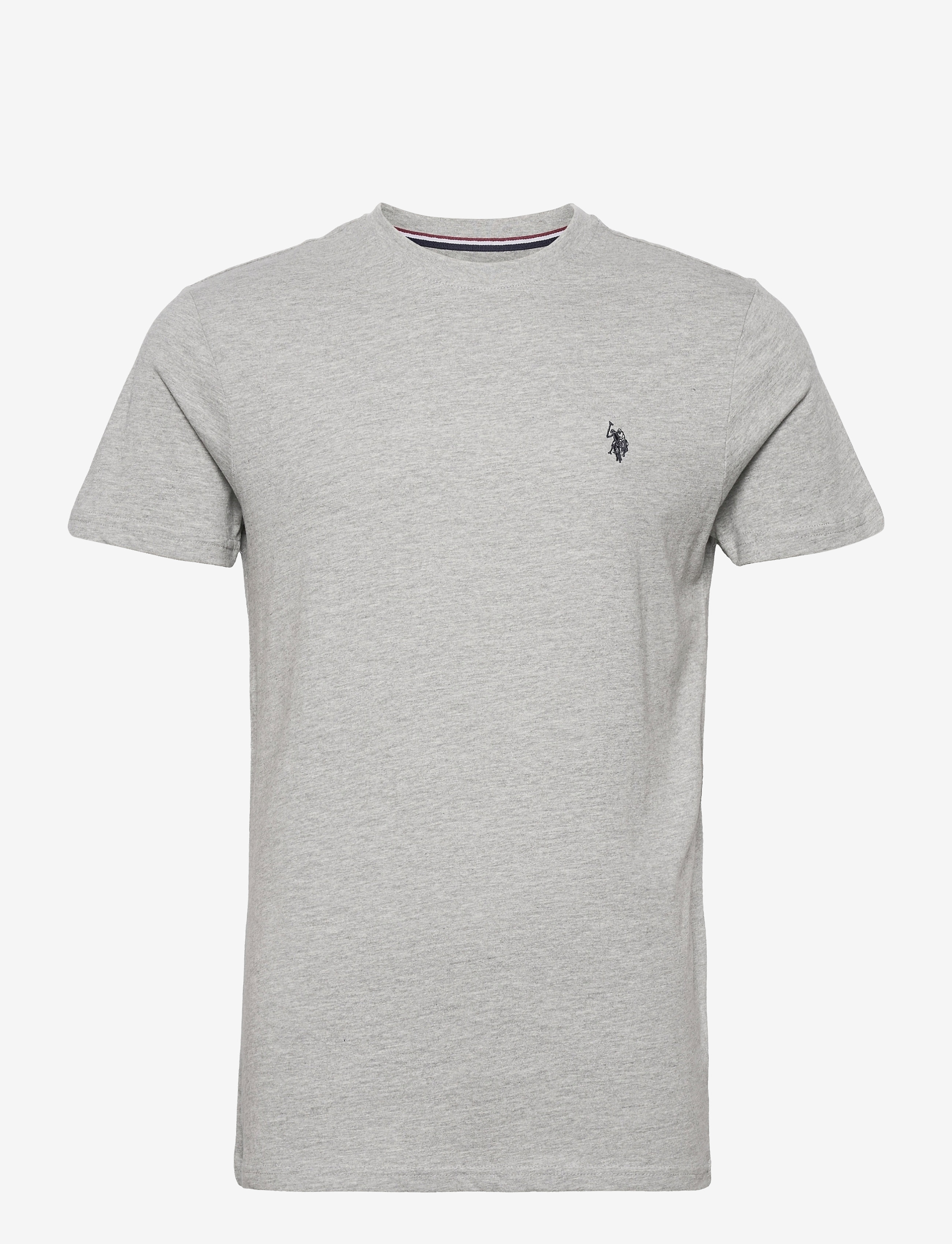 U.S. Polo Assn. USPA T-Shirt Arjun Men - Clothing - GREY MELANGE / grey