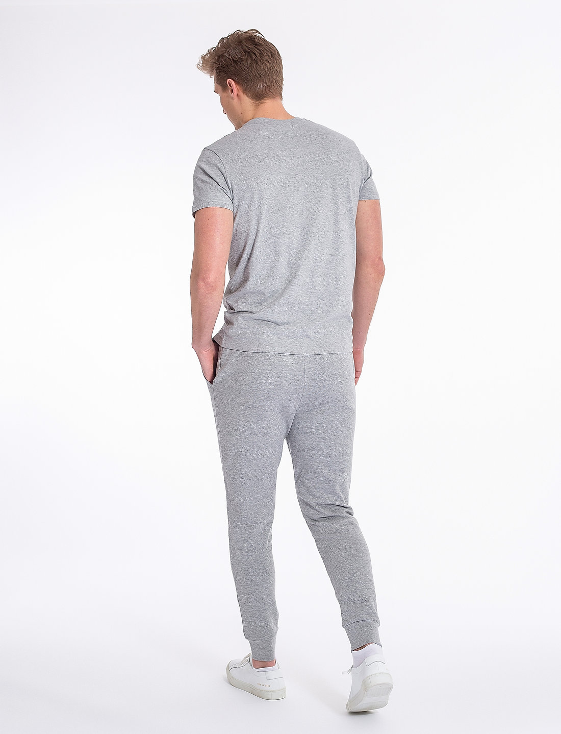 U.S. Polo Assn. - USPA T-Shirt Arjun Men - kortärmade t-shirts - grey melange - 4