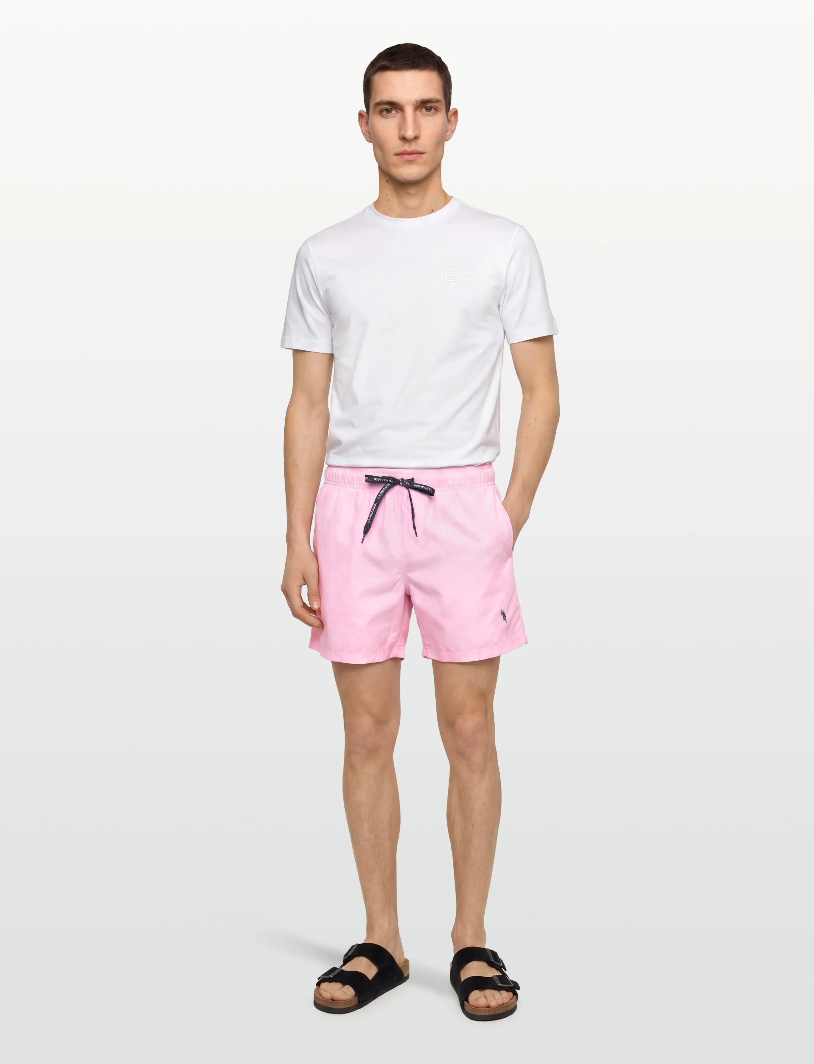 U.S. Polo Assn. - USPA Swimshorts Aza Men - badshorts - prism pink - 0