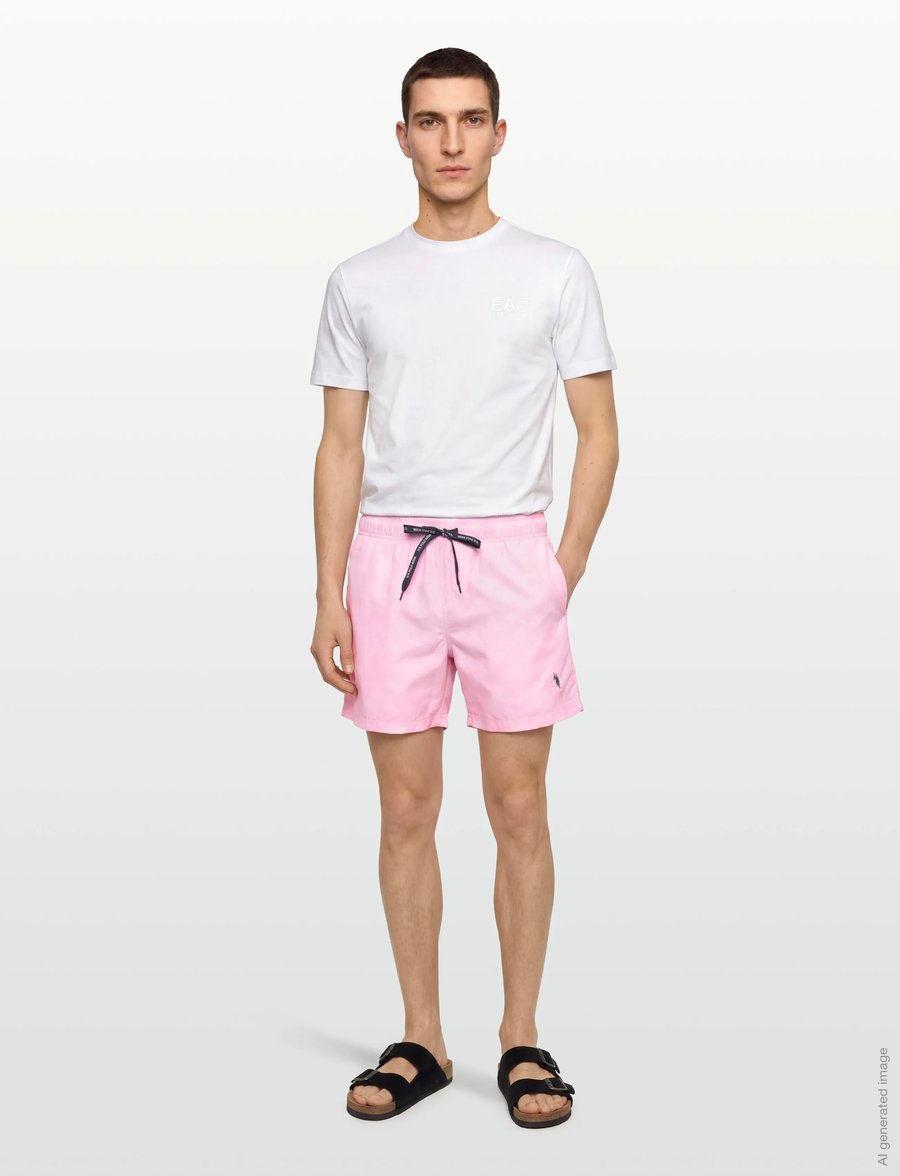 U.S. Polo Assn. - USPA Swimshorts Aza Men - badehose - prism pink - 0