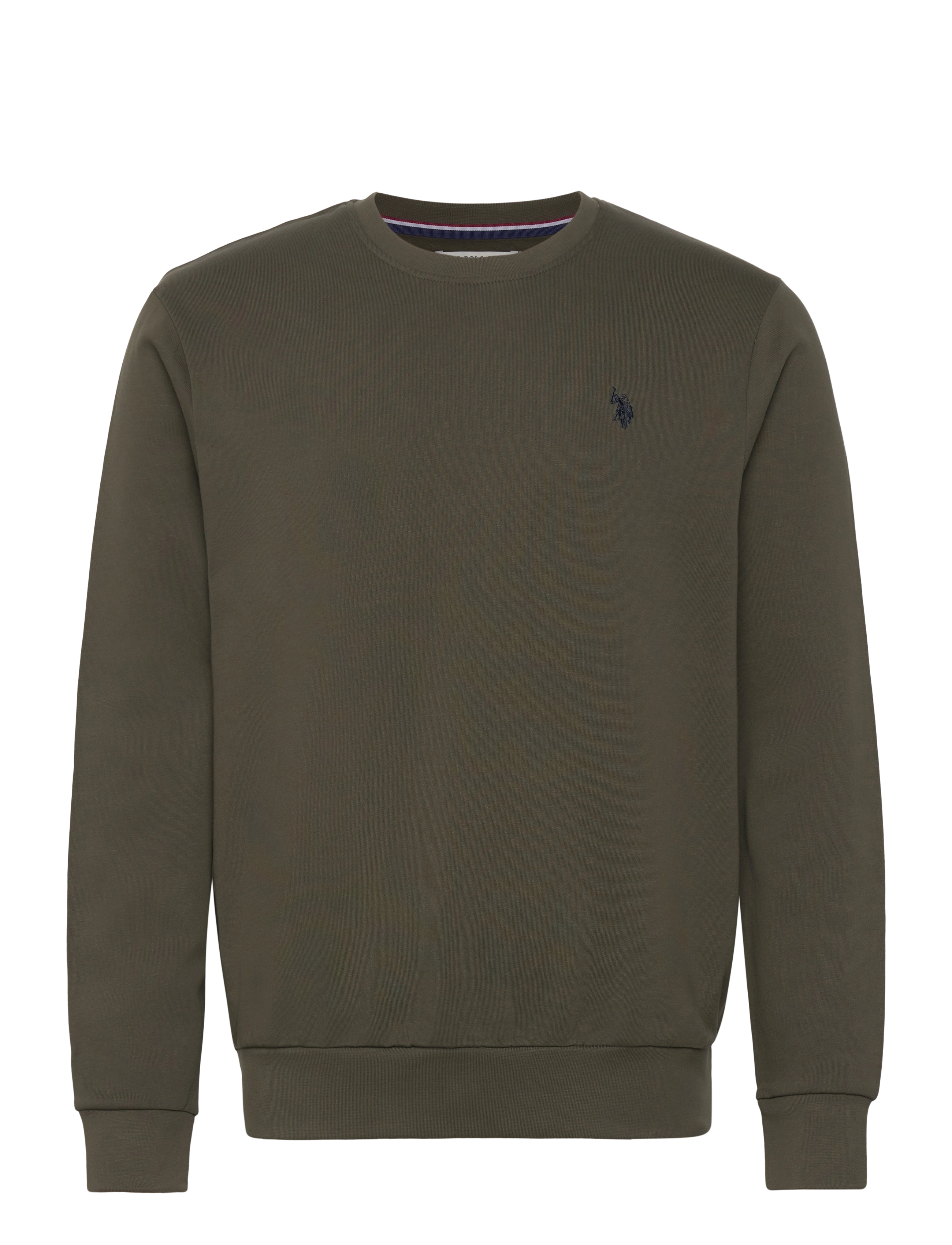 U.S. Polo Assn. USPA Sweat O Neck Adler Men - Sweatshirts & huvtröjor - 19-0414 FOREST NIGHT / khaki/green