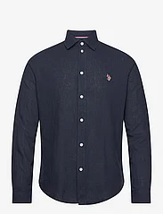 U.S. Polo Assn. - USPA Shirt Bolt Men - linen shirts - dark sapphire - 0