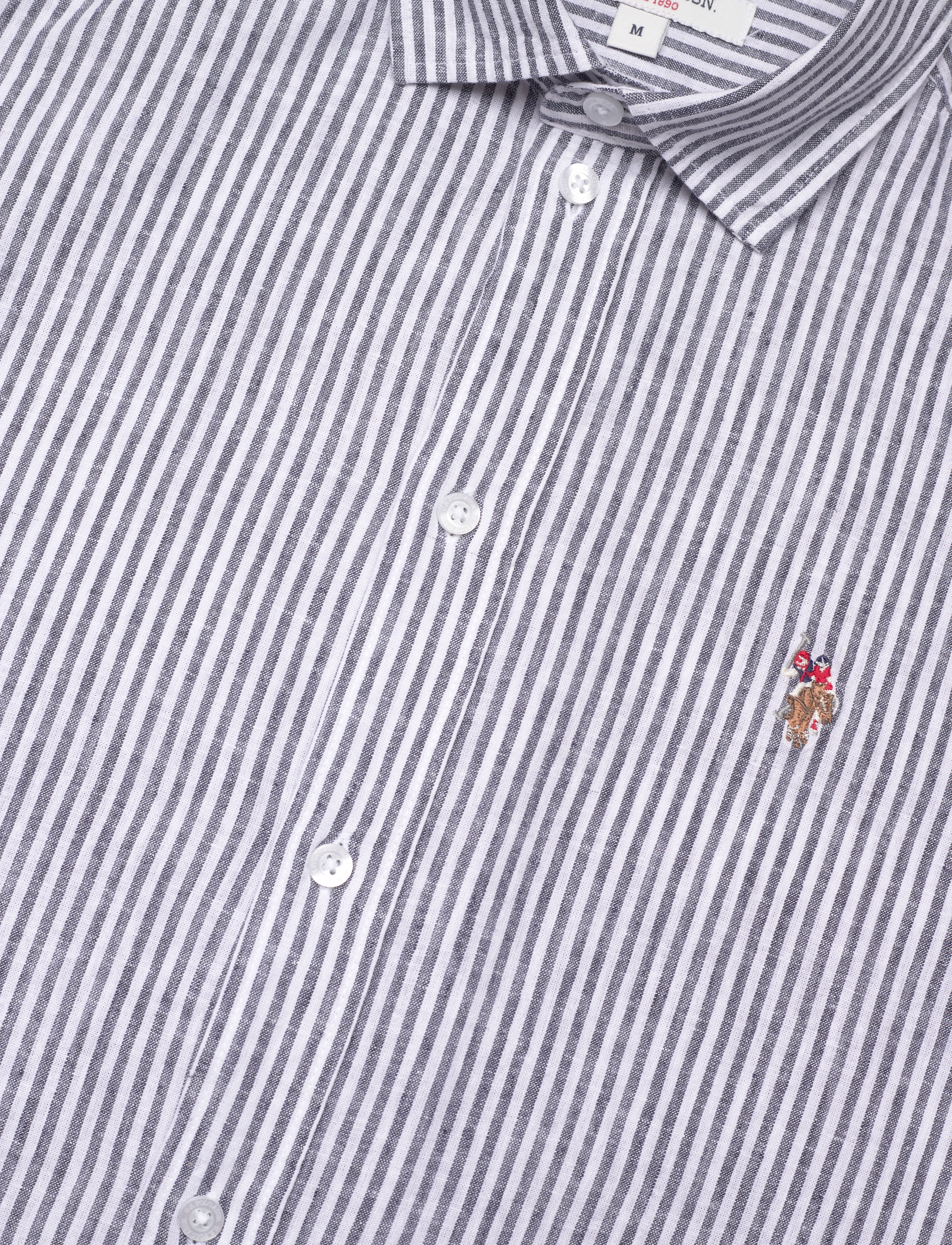U.S. Polo Assn. - USPA Shirt Bolt Men - hørskjorter - dark sapphire stripe - 3